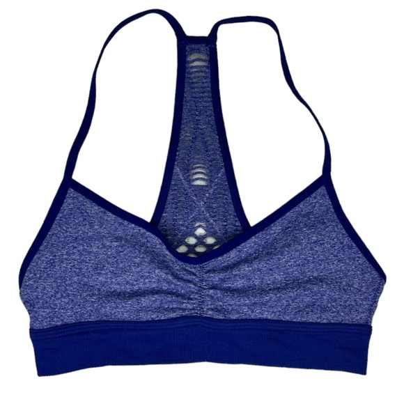 NWT PINK And Victoria’s Secret Blue Unlined Racerback Sports Bra Size XS - Picture 8 of 8